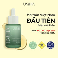 Mỡ trăn triệt lông U Minh Hạ nguyên chất 1030ml UMIHA dùng cho vùng Chân, Tay, Nách, Bikini, Body tại nhà hiệu quả an toàn tiết kiệm - 30ml