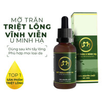 Mỡ trăn triệt lông U Minh Hạ nguyên chất 1030ml UMIHA dùng cho vùng Chân, Tay, Nách, Bikini, Body tại nhà hiệu quả an toàn tiết kiệm - 30ml