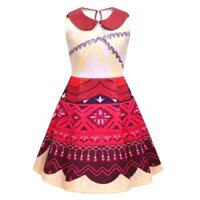 Moana Đầm Cho Bé Gái 3-8 Tuổi Sinh Nhật Moana Đầm Công Chúa Cho Trẻ Em Bé Gái Halloween Ve Áo Sinh Nhật Đầm