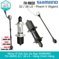 Moay Ơ (Đùm) Hub Sau Xe Đạp SHIMANO FH-RM30 32 / 36 Lỗ Phanh V (Ngàm) - Hàng Chính Hãng
