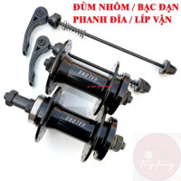 Moayo, đùm nhôm bạc đạn xe đạp phanh đĩa, líp vặn 32, 36 lỗ (hỗ trợ cân vành)