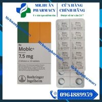 Mobic 7.5Mg (Hộp 2 vỉ x 10 viên) – Thuốc giảm đau & chống viêm