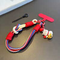 Mobile Phone Lanyard Woven Hand Rope Key Ring Pendant Pendant Solid Drop-Resistant Mobile Phone Charm 3C Jewelry eefx