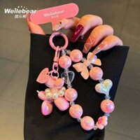 Mobile Phone Ornaments Lanyard Girl Keychain Lanyard Chain Balloon Dog Small Pendant 3C Jewelry ZvIj