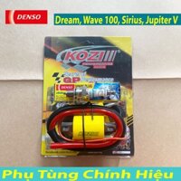 Mobin Sườn và Bugi Denso IUF 22 Độ Lửa Mạnh cho Dream, Wave 100cc, Sirius 50cc, Sirius Xăng Cơ, Galaxy 50cc, Wave 50cc
