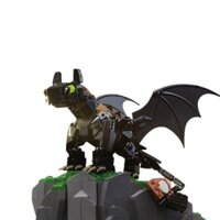 MOC-23064 Tương thích với Lego Night Fury Dragon Mecha lắp ráp Đồ chơi khối xây dựng mô hình Bộ K bán chạy xuyên biên giới