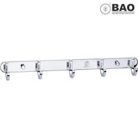 Móc áo 5 chấu gắn trên tường BAO BN115 (Inox 304)