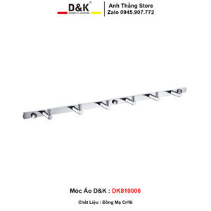 Móc Áo 6 Móc D&K DK810006