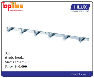 Móc áo 6 móc HILUX HL 316