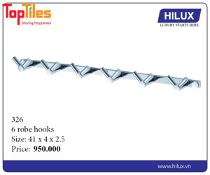 Móc áo 6 móc HILUX HL 326