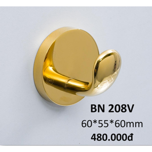 Móc áo đơn inox 304 BN-208V