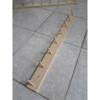 Móc áo gỗ thẳng 80cm, móc áo gỗ deco, móc treo quần áo bằng gỗ 80cm