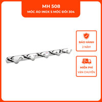 Móc áo inox 5 móc đôi 304 VINA MH508