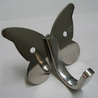 Móc áo Inox đơn hình con bướm TL09