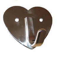 Móc áo Inox đơn hình trái tim TL09