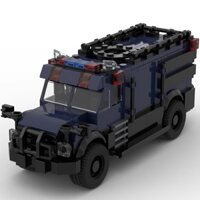 Moc Bộ Đồ Chơi lego Lắp Ráp Xe Cảnh Sát Vui Nhộn Cho Bé