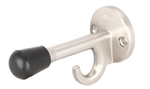 Móc chặn cửa tường màu inox Hafele 489.70.220