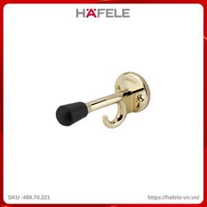 Móc chặn cửa tường màu vàng bóng Hafele 489.70.221