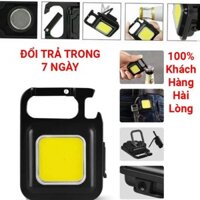Móc Chìa Khoá Đèn Pin Đèn Led COB Mini Nam Châm Đa Năng Bỏ Túi Tiện Dụng Mang Theo Du Lịch Dã Ngoại - Mockhoa