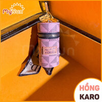 Móc chìa khóa xe máy, ô tô da PU công nghiệp có hộp khóa đựng đồ - Hồng Karo