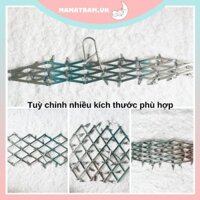 Móc Chùm Gấp Gọn Phơi Đồ Cho Bé - Móc Chùm Inox 35 Kẹp