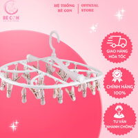 Móc chùm kẹp phơi đồ Holla cho bé mẫu gấp gọn 32 kẹp