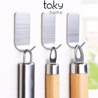 Móc Dán Tường Chịu Lực, Móc Inox Siêu Dính, Móc Treo Đồ Dùng Gia Đình Khu Bếp, Nhà Tắm. TakyHome 2001