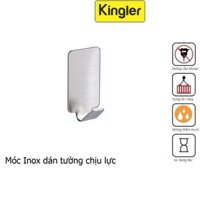 Móc Dán Tường Inox, Móc Treo Đa Năng, Móc Treo Đồ Dùng Nhà Tắm - Bếp, Treo Đồ Dùng Gia Đình. Kingler 2001-2002 - Móc Lưỡi To