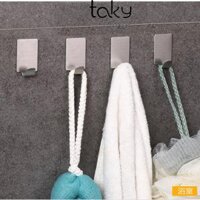Móc Dán Tường Inox, Treo Đồ Dùng Nhà Tắm - Bếp, Đồ Dùng Gia Đình, Đa Năng, Tiện Lợi, Nhỏ Gọn - Taky Home 2002