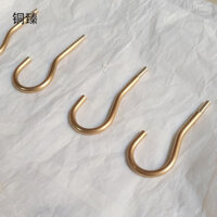 Móc dấu chấm hỏi với vít đồng, móc đồng để treo cốc, mugs, bảng gỗ đảo ngược, bảng phân vùng, đồ nội thất, và móc đèn