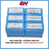 Mộc dấu khắc chữ ký ,chữ ký kèm họ tên