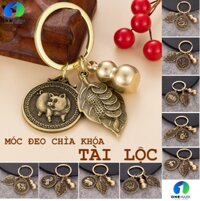 MÓC ĐEO CHÌA KHÓA TÀI LỘC 12 CON GIÁP. Model: One01. Chất liệu đồng mang vận khí kết tinh hoa. The Aone