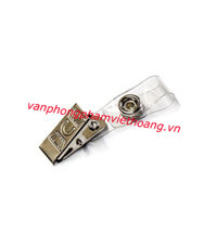 Móc đeo thẻ nhựa kẹp sắt