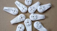Móc đinh ghim tường treo ảnh, treo đồ không cần khoan tiện lợi, Combo 20 đinh 4 chân