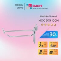 Móc đôi cài tấm SMLIFE Slatwall - L10cm