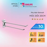 Móc đôi cài tấm SMLIFE Slatwall - L20cm