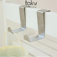 Móc Gài Inox Treo Đồ Hình Chữ Z, Gắn Sau Cánh Cửa Tủ, Cửa Nhà Tắm, Nhà Bếp Treo Đồ Đa Năng, Tiện Dụng. TakyHome 2016
