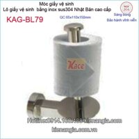 Móc giấy vệ sinh inox sus304 sáng bóng VIỆT NHẬT KAG-BL79