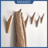 Móc gỗ nhật bản sáng tạo phong cách hiện đại để treo quần áo, mũ, khăn quàng cổ, khăn tắm và tai nghe