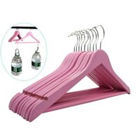 Móc Gỗ Treo Quần Áo Thanh Ngang Gỗ Hồng 44.5cm (10 móc)