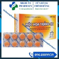 Mộc Hoa Trắng HT (Hộp 100 viên) – Dùng cho người đau bụng, tiêu chảy, viêm đại tràng cấp và mạn tính do lỵ amip