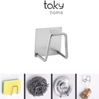 Móc Inox Đa Năng, Giá Treo Vung Nồi Dán Tường, Treo Miếng Cọ Rửa Bát, Nồi, Xoong Chảo, Tiện Dụng Nhà Bếp. TakyHome 2010