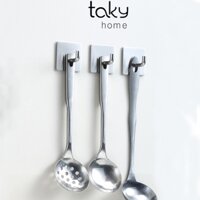 Móc Inox Dán Tường Chịu Lực, Treo Đa Năng, Treo Quần Áo, Đồ Dùng Trong Nhà Tắm, Bếp, Tiện Dụng, Gọn Gàng. TakyHome 2005 - Màu Bạc