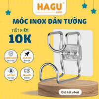 Móc Inox Dán Tường Treo Thau Chậu, Khăn, Quần Áo/ Giá Gắn Tường Treo Đồ Nhà Bếp, Nhà Tắm 023