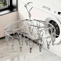 Móc kẹp inox 304, móc phơi quần áo 20-30 kẹp chống rơi