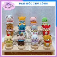 Móc Khoá 12 Con Giáp Nhồi Bông Bằng Len Làm Quà Tặng - Thú Bông Len Handmade Đan Móc Bằng Thủ Công Bằng Tay