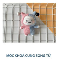 móc khoá 12 cung hoàng đạo handmade 13-15cm