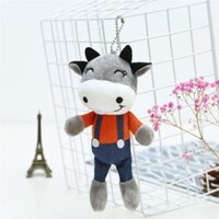 Móc khóa Bò sữa nhồi bông cute chiếc đẹp  THE21