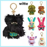 Móc khóa búp bê răng xấu xí WITTE, Móc khóa đồ chơi sang trọng bằng vải PP sang trọng / Cotton 12CM, Móc khóa răng sáng tạo Trang trí túi