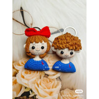 móc khoá cặp đôi nơ handmade | MADE BY HANA